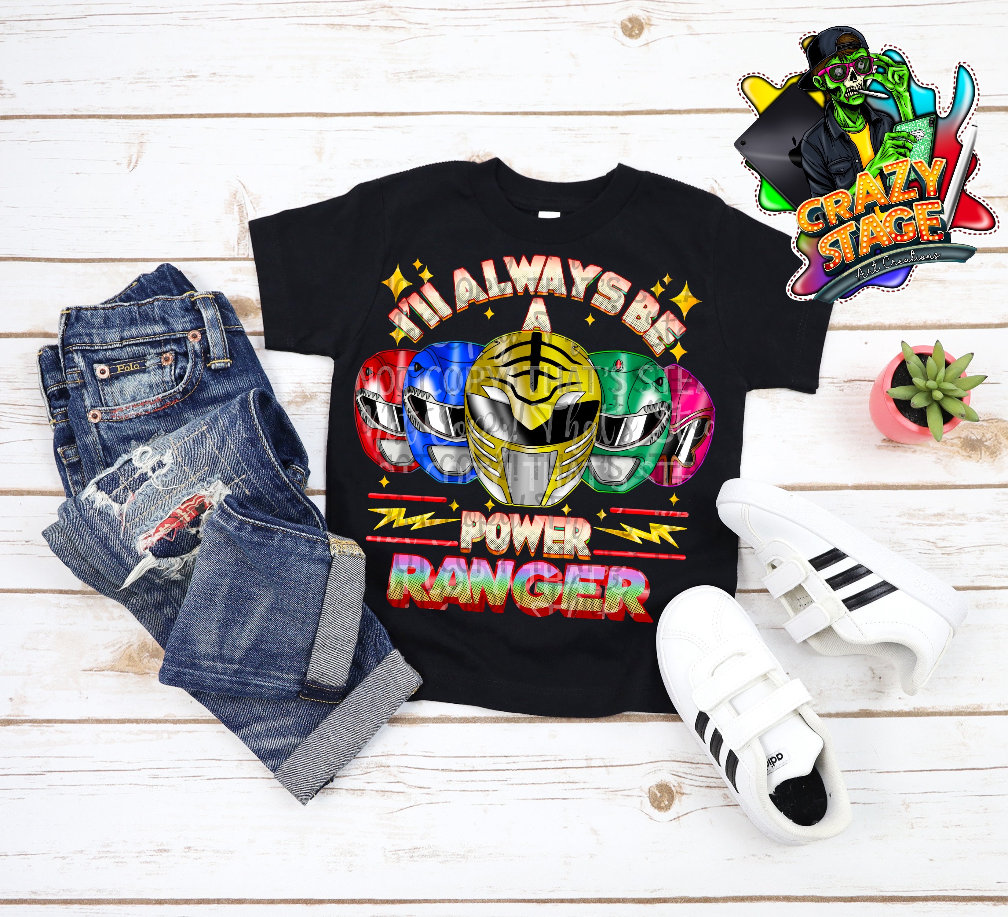 Power ranger - DTF TRANSFER (Throwback Throwdown Collab) – WickedRebelSouls