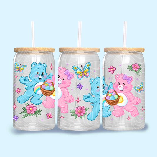 Carebears - UV dtf wrap 16oz libbey : GD