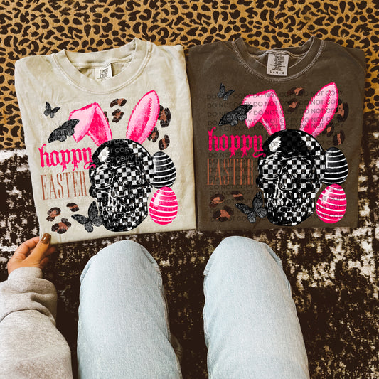 Hoppy Easter skellie - DTF TRANSFER (Eggstravaganza multi designer collab)