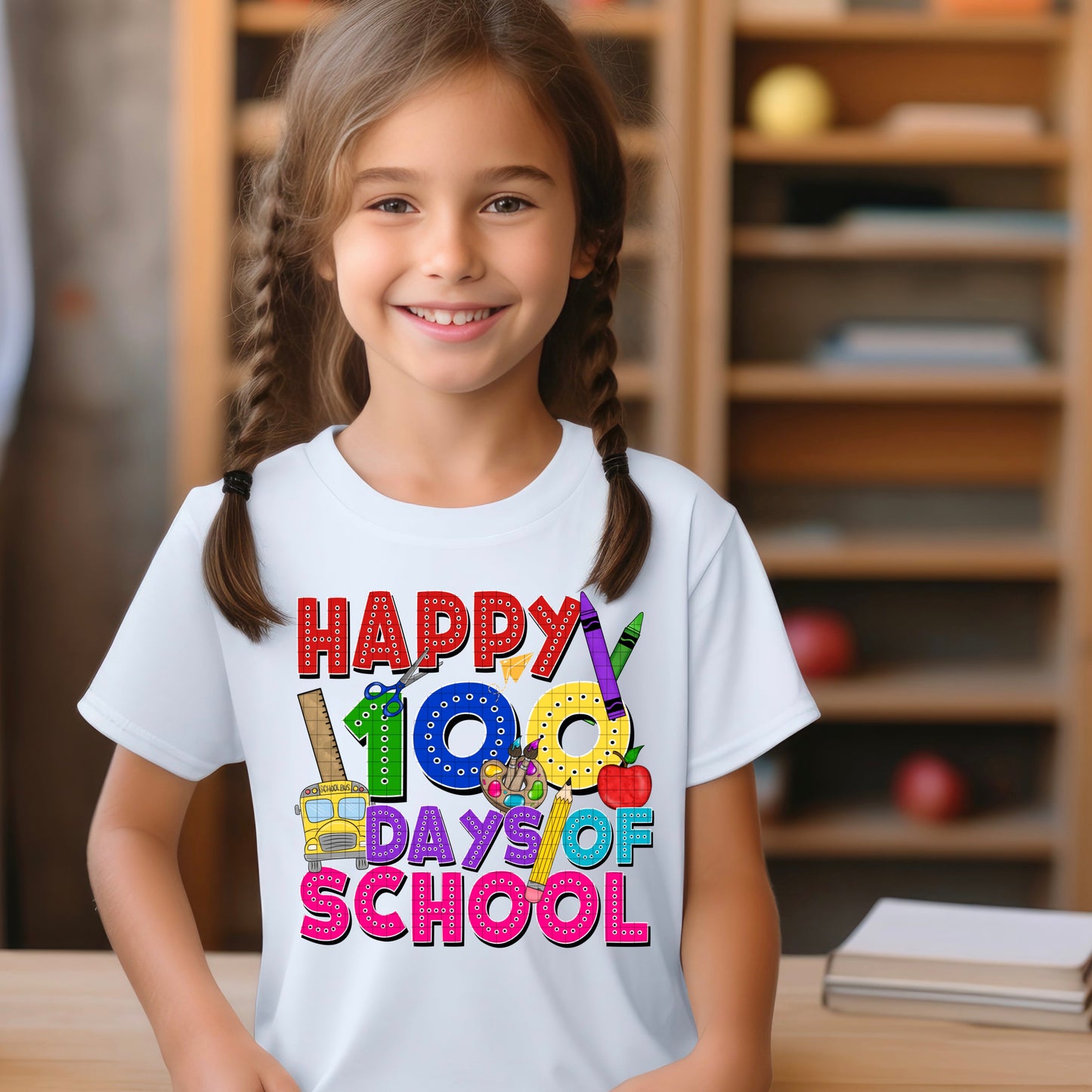 Happy - DTF TRANSFER (100 days of growth school edition collab)