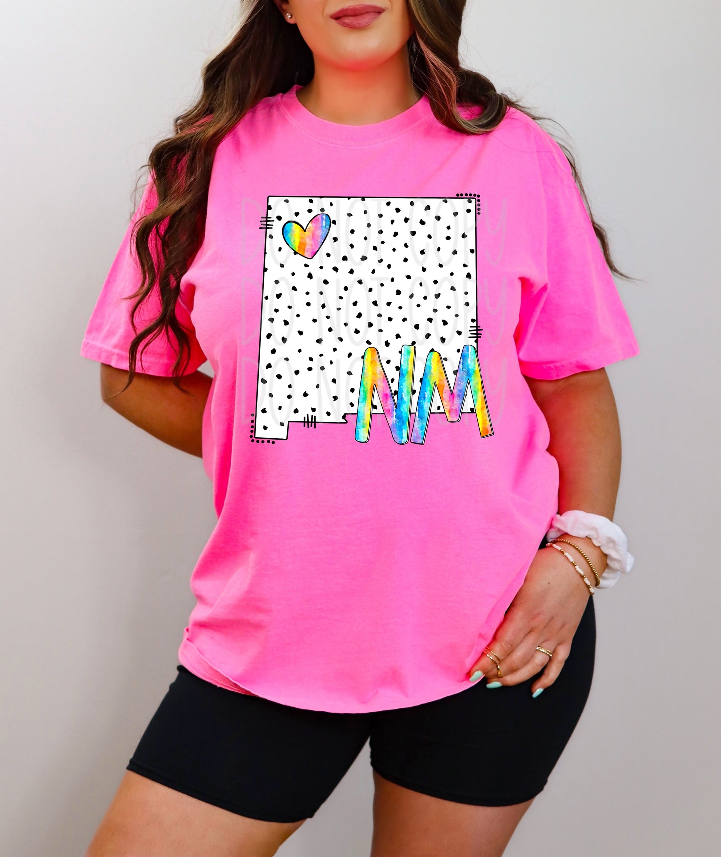 Dalmatian dots state names - pick your state! DTF TRANSFER (TED)