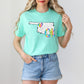 Dalmatian dots state names - pick your state! DTF TRANSFER (TED)
