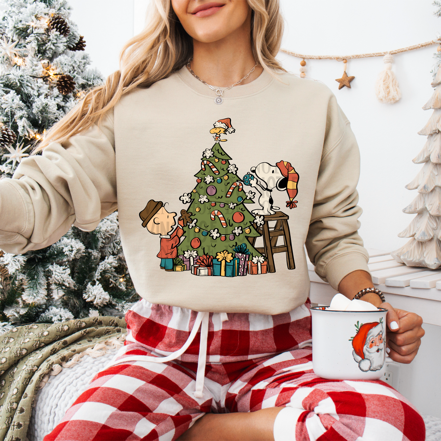 Charlie b Xmas - DTF TRANSFER (SCRLW)