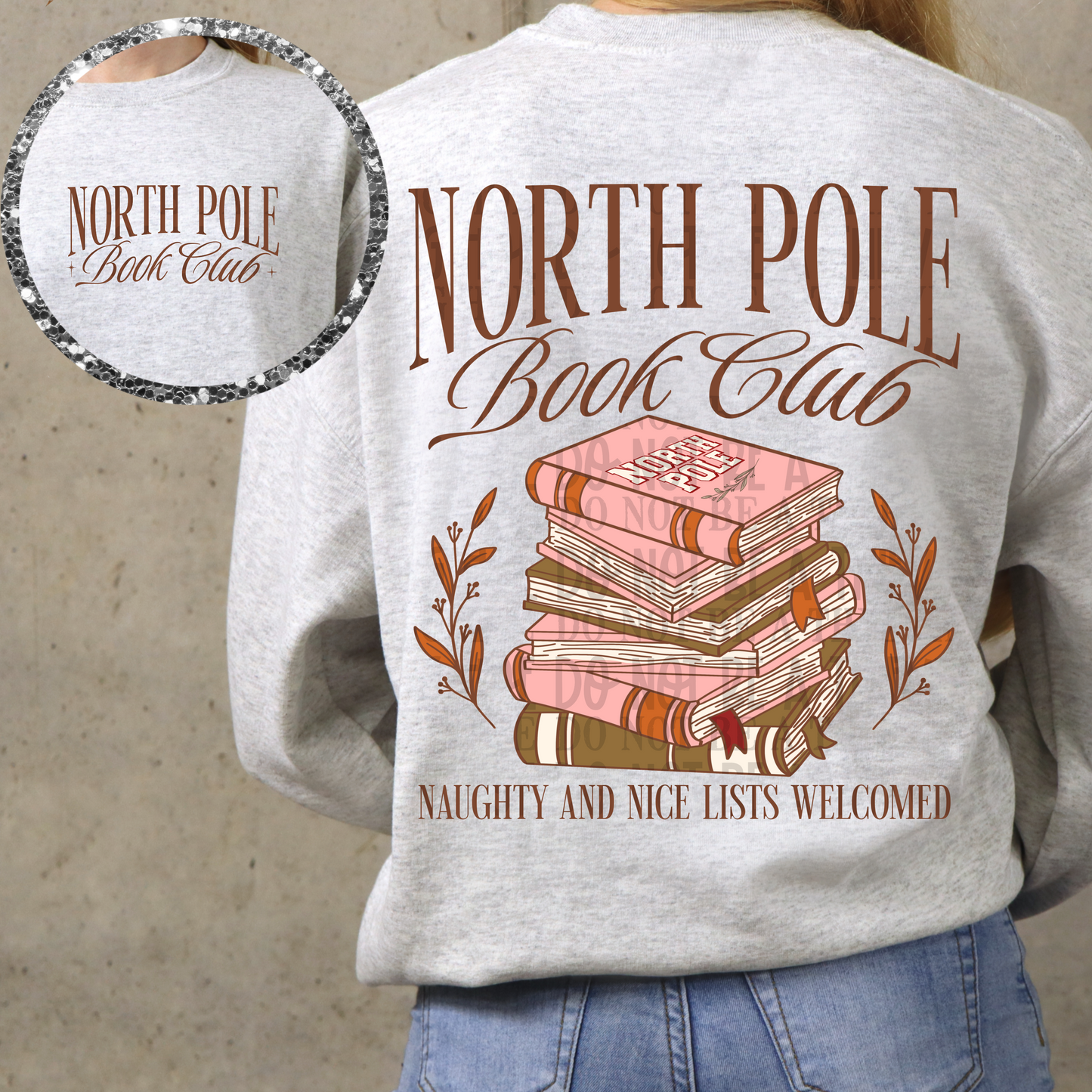 North Pole book club  - DTF TRANSFER (SCRLW)