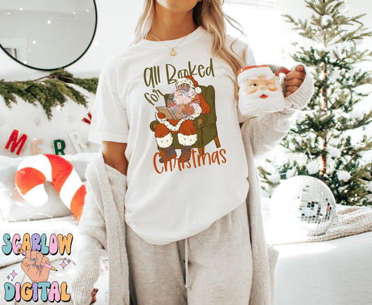 All booked for Christmas  - DTF TRANSFER (SCRLW)