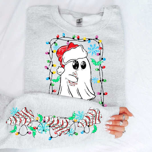 Ghostie cakes w/ or w/o sleeves - DTF TRANSFER - (MMDD)