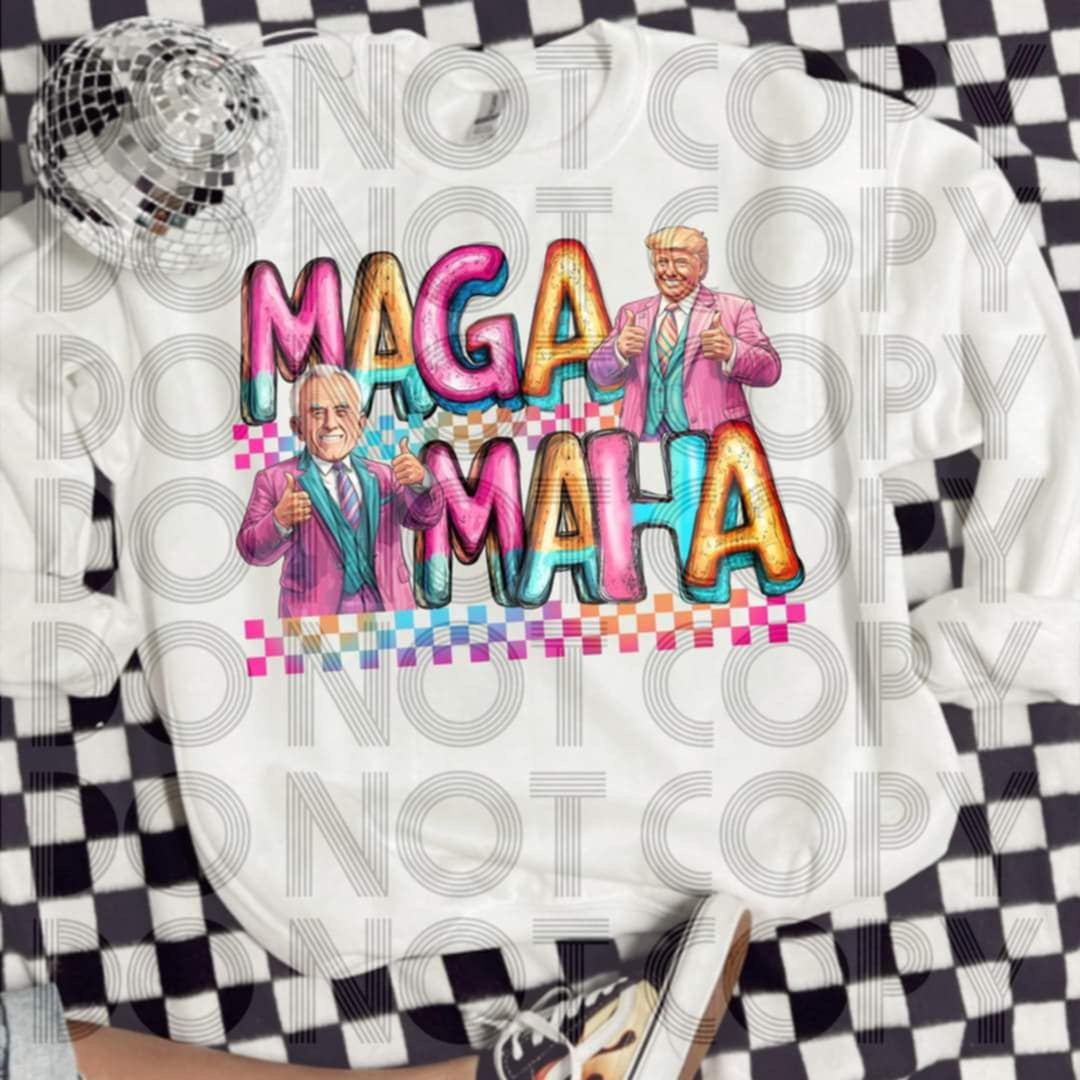 MAGA, MAHA- DTF TRANSFER (MAGA Collab)