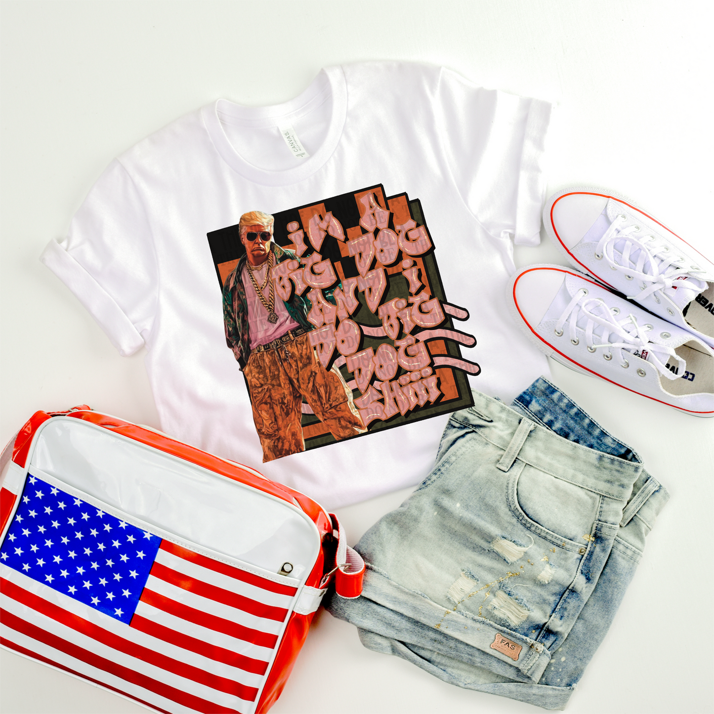 I’m a big dog and I do big dog Shiii- DTF TRANSFER (MAGA Collab)