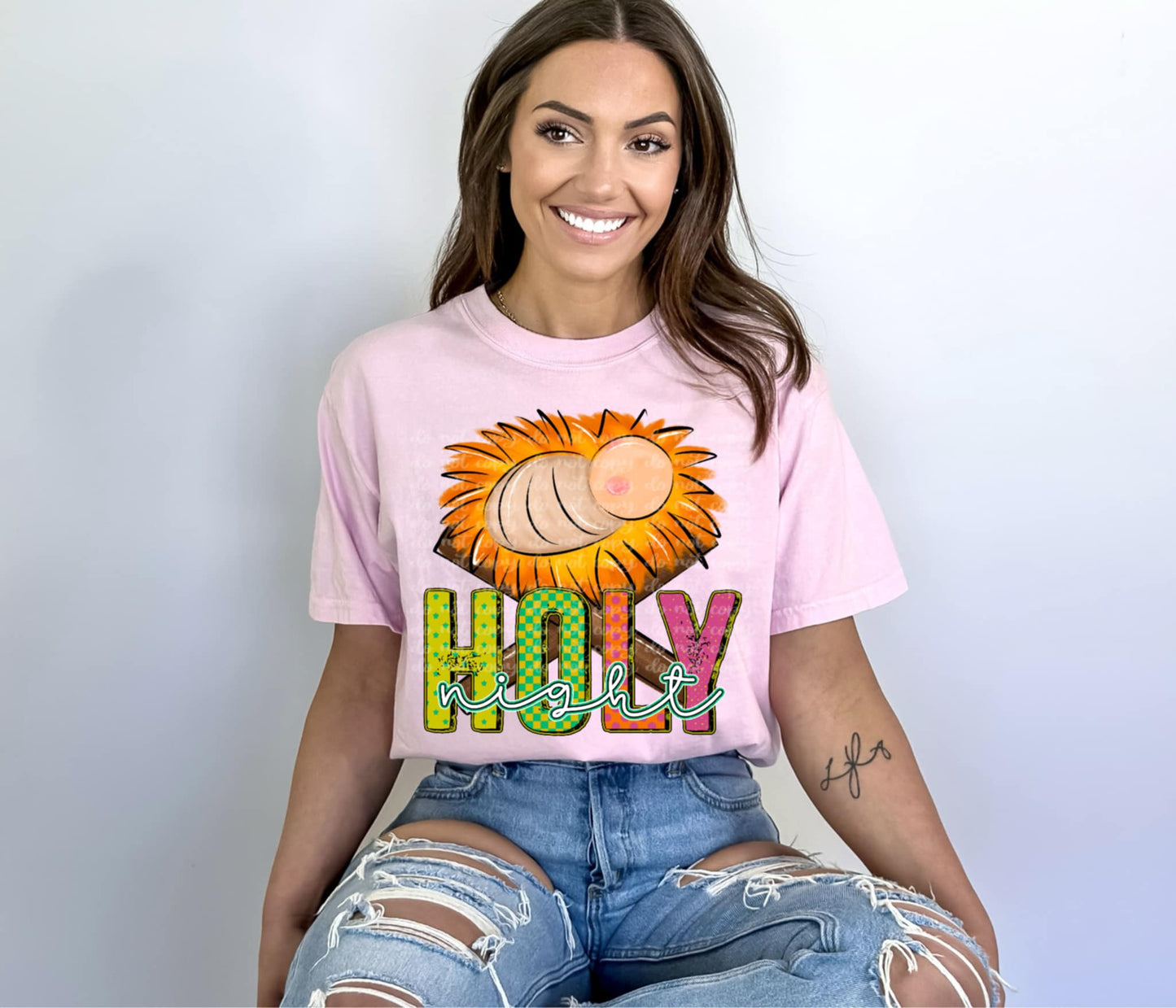 Holy night- DTF TRANSFER (MG Xmas fundraiser)