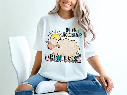 In the mornings- DTF TRANSFER (MG Xmas fundraiser)