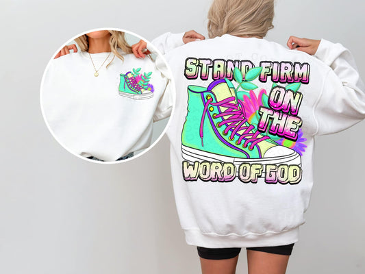 Stand firm on the word of god - DTF TRANSFER (MG Xmas fundraiser)