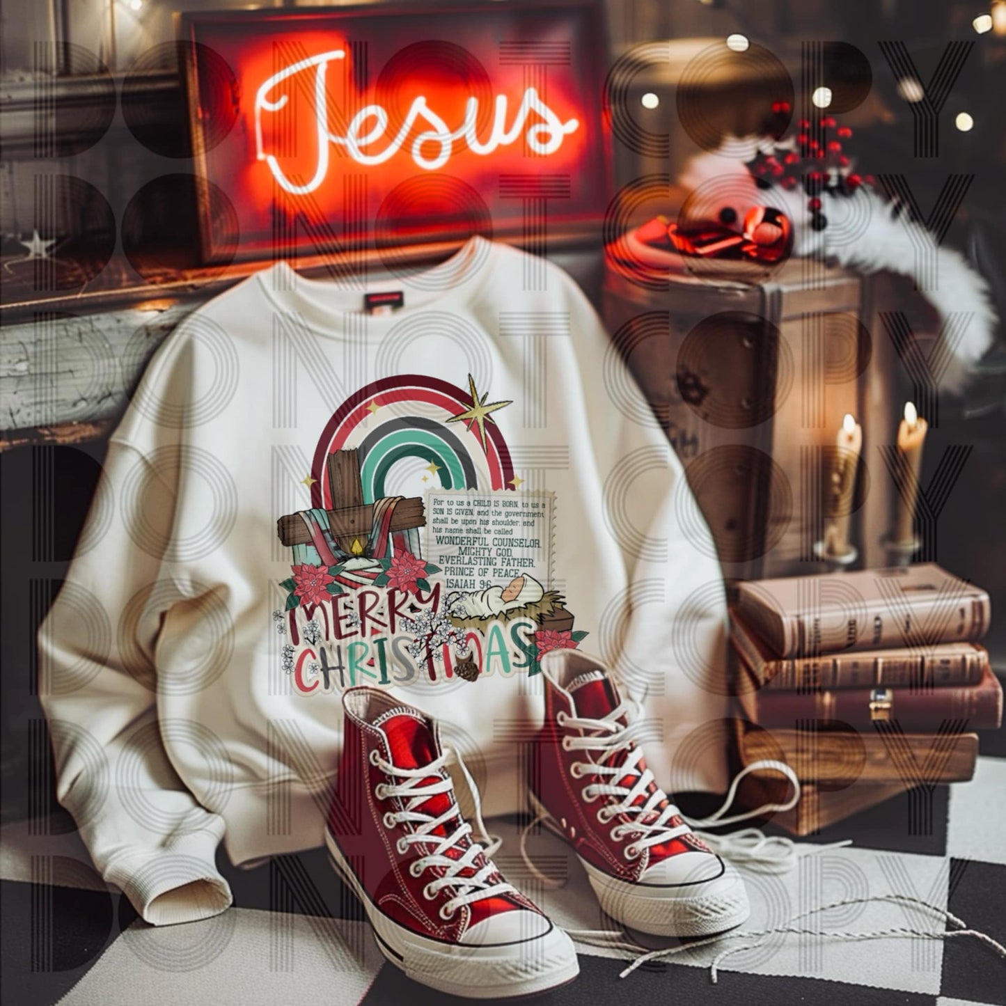 Merry Christmas - DTF TRANSFER (MG Xmas fundraiser)