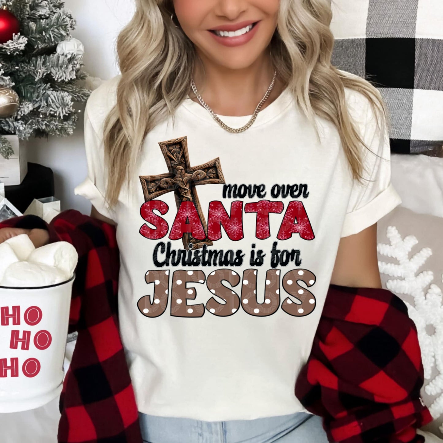 Move over Santa - DTF TRANSFER (MG Xmas fundraiser)