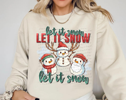 Let it snow - DTF TRANSFER (MG Xmas fundraiser)