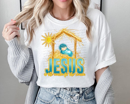Jesus is the reason for the season - DTF TRANSFER (MG Xmas fundraiser)