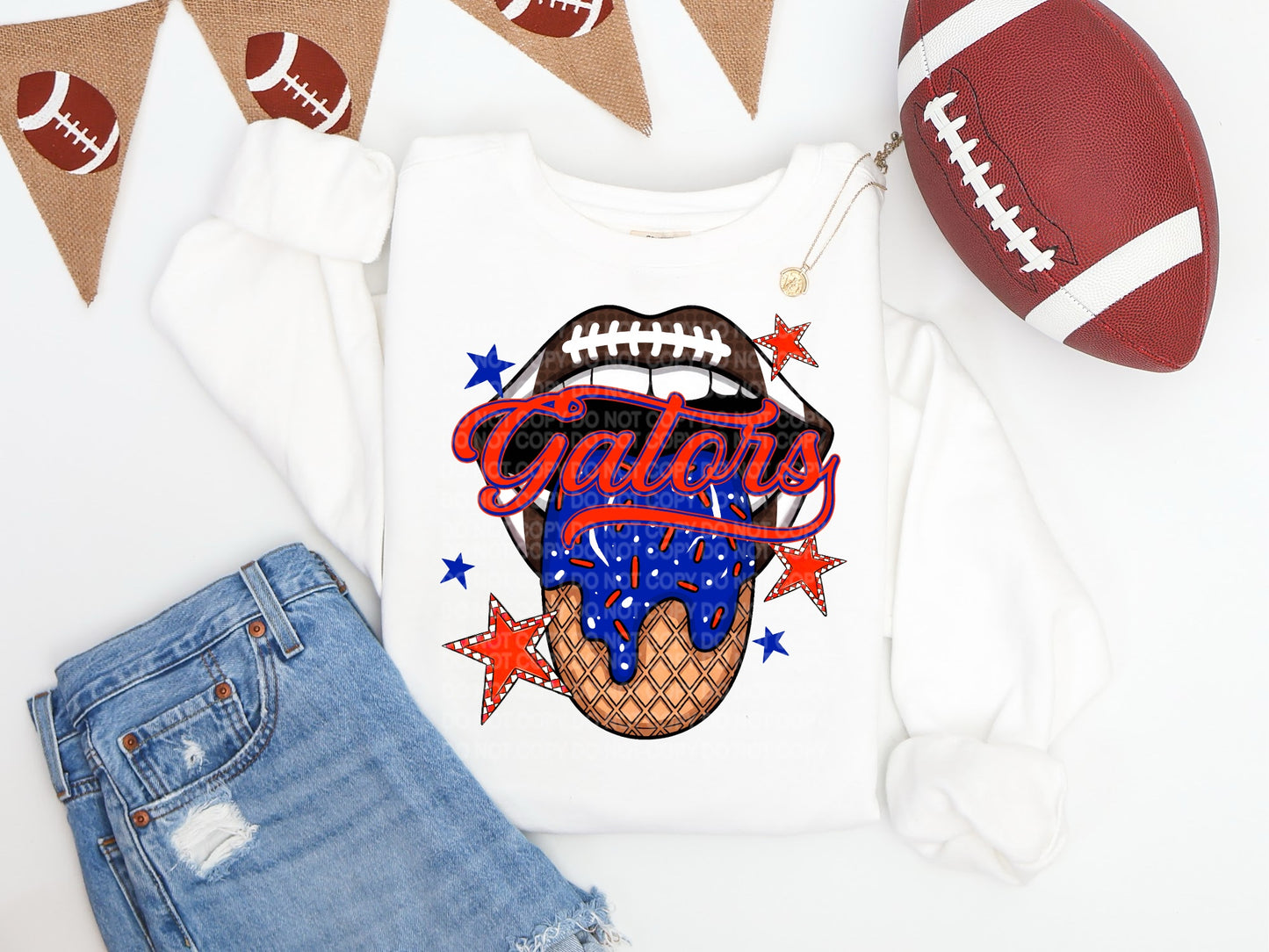 Gators Ice Cream Drip Tongue - DTF TRANSFER (SCG AUG25)