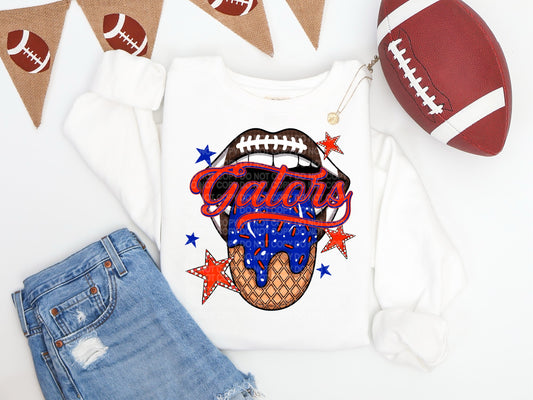 Gators Ice Cream Drip Tongue - DTF TRANSFER (SCG AUG25)