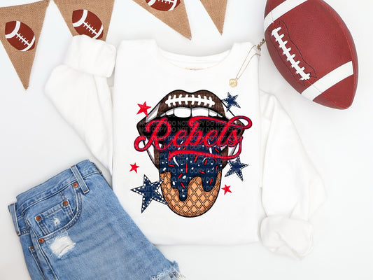 Rebels Ice Cream Drip Tongue - DTF TRANSFER (SCG AUG25)