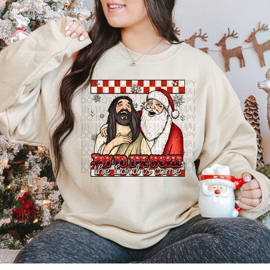 Joy to the world- DTF TRANSFER (MG Xmas fundraiser)