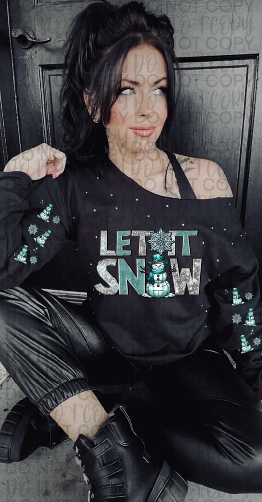 Let it snow - DTF TRANSFER (MG Xmas fundraiser)