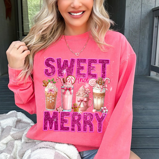 Sweet and merry - DTF TRANSFER (MG Xmas fundraiser)