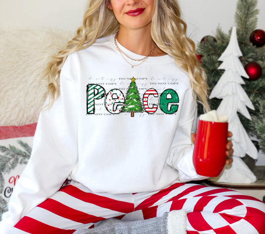 Peace - DTF TRANSFER (MG Xmas fundraiser)