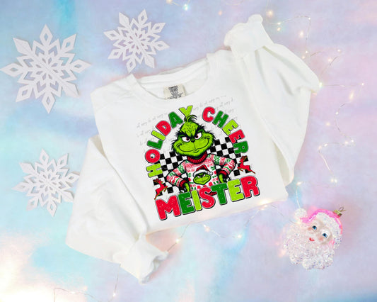 Holiday cheer Meister - DTF TRANSFER (MG Xmas fundraiser)
