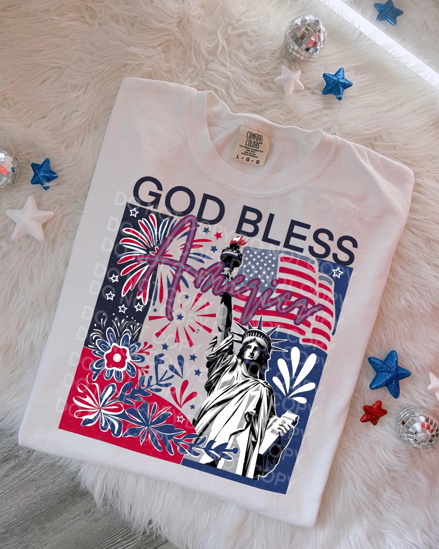 God bless America - DTF TRANSFER (SCG MY25)