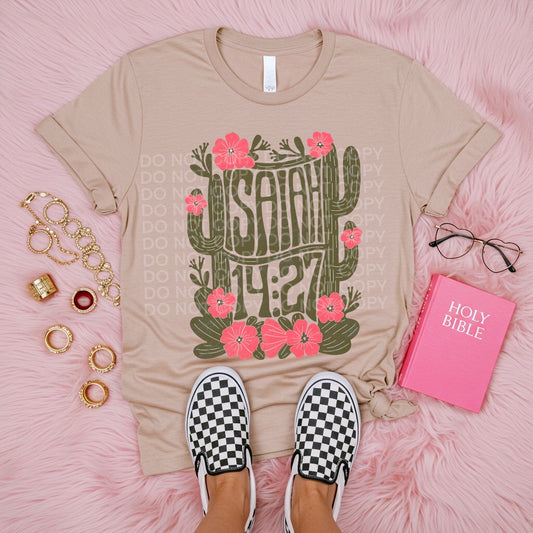 Isaiah 14:27 - DTF TRANSFER (SCG MY25)