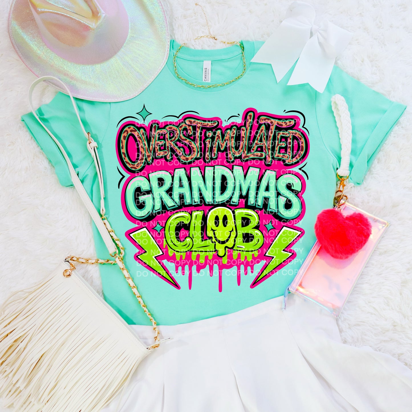 Overstimulated Grandmas Club - DTF TRANSFER (SCG MY25)