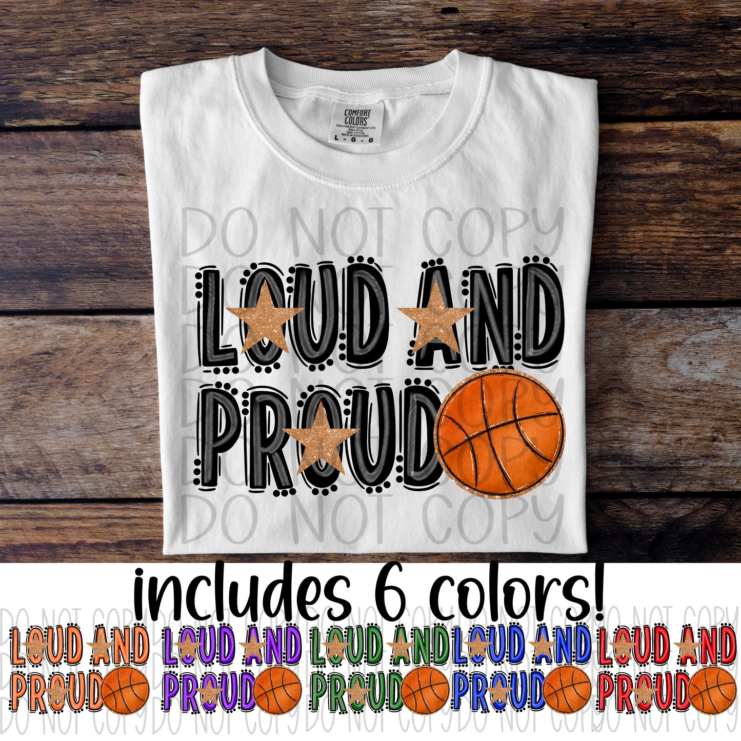 Softball Loud and proud (CHOOSE YOUR COLOR) - DTF TRANSFER (DDVA FDC Sports Collab)