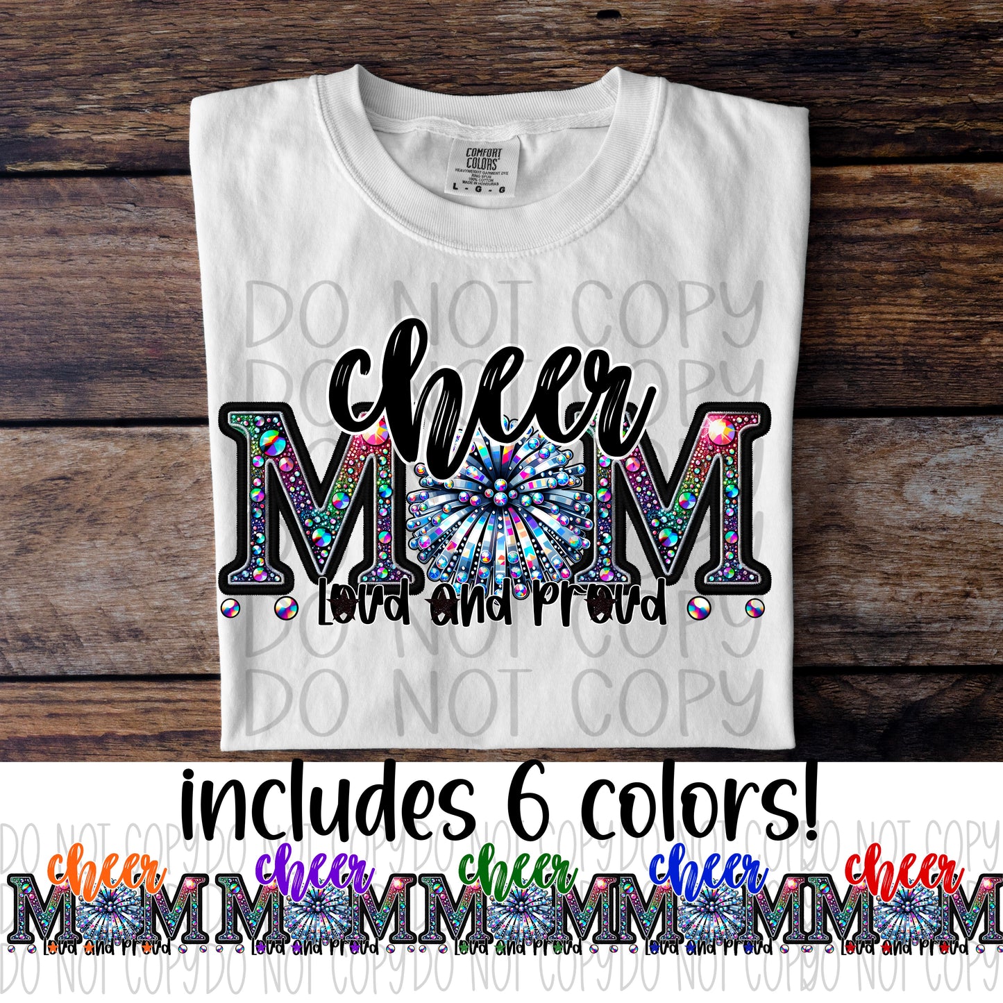 Softball Loud and proud (CHOOSE YOUR COLOR) - DTF TRANSFER (DDVA FDC Sports Collab)