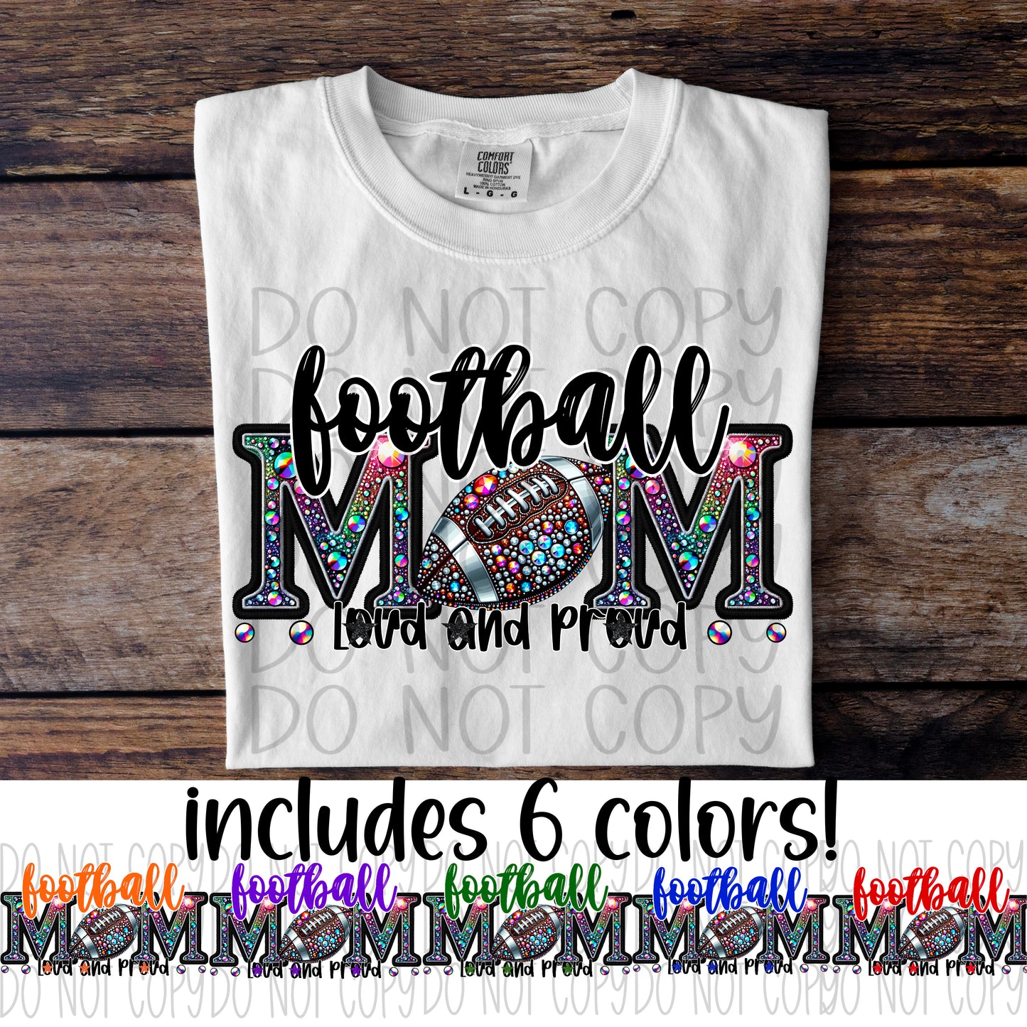 Softball Loud and proud (CHOOSE YOUR COLOR) - DTF TRANSFER (DDVA FDC Sports Collab)