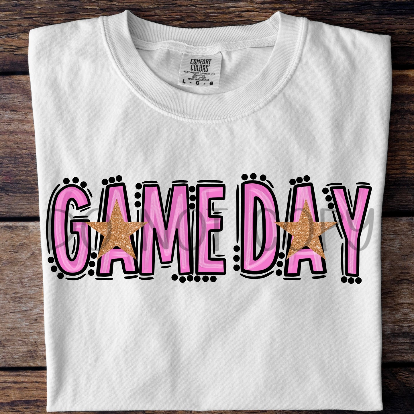 Gameday (pink)- DTF TRANSFER (DDVA FDC Sports Collab)