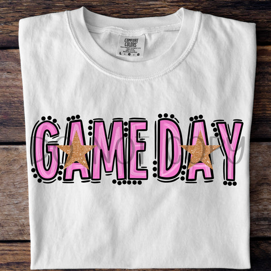 Gameday (pink)- DTF TRANSFER (DDVA FDC Sports Collab)