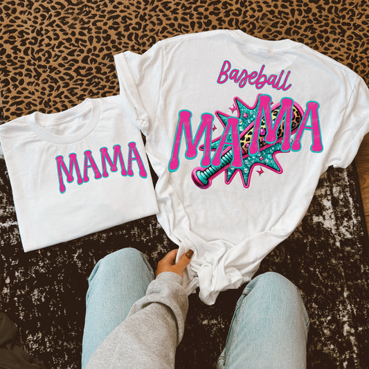 Baseball Mama-DTF TRANSFER (VDS F24)