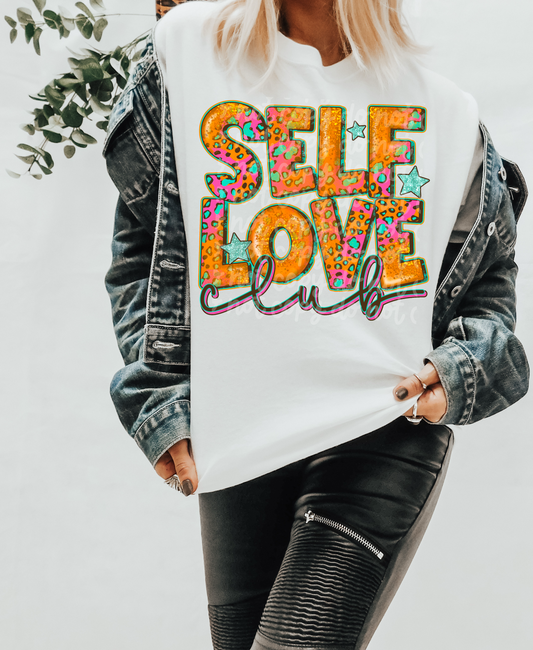 Self love club - DTF TRANSFER (PHDC-CST MH COLLAB MY25)