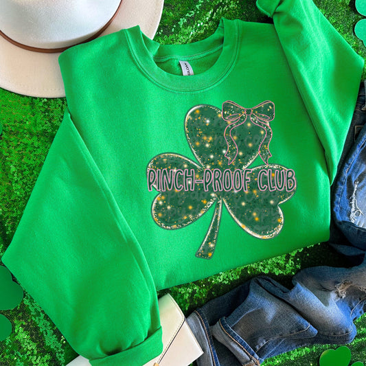 Pinch proof club w/ bow-DTF TRANSFER (VDS D24)