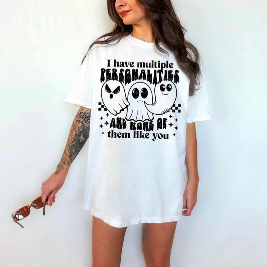 I have multiple personalities black- DTF TRANSFER (CSC.)