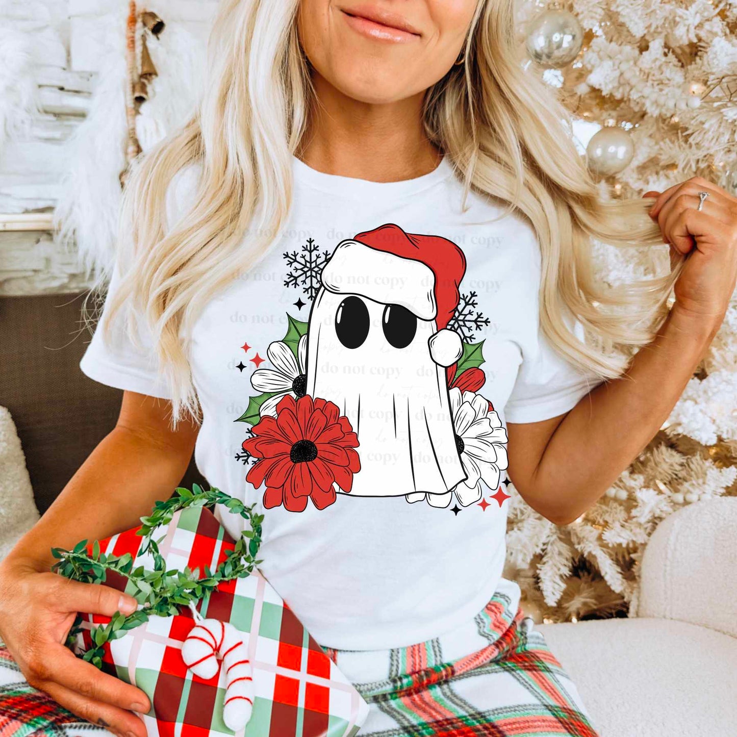 Santa ghosty -DTF TRANSFER (CSC)