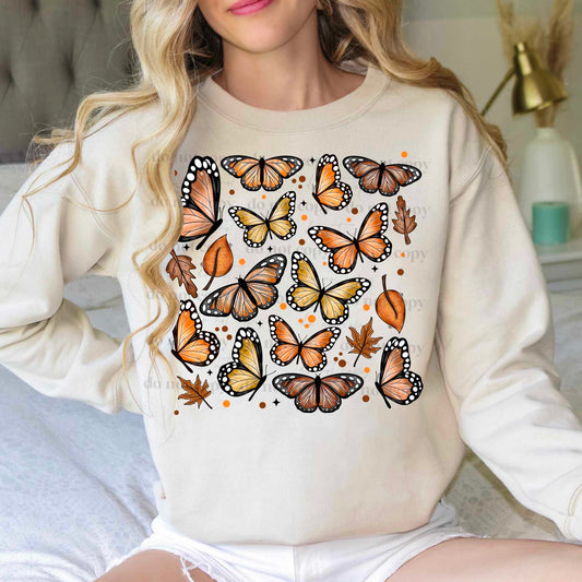 Fall butterflies -DTF TRANSFER (CSC)