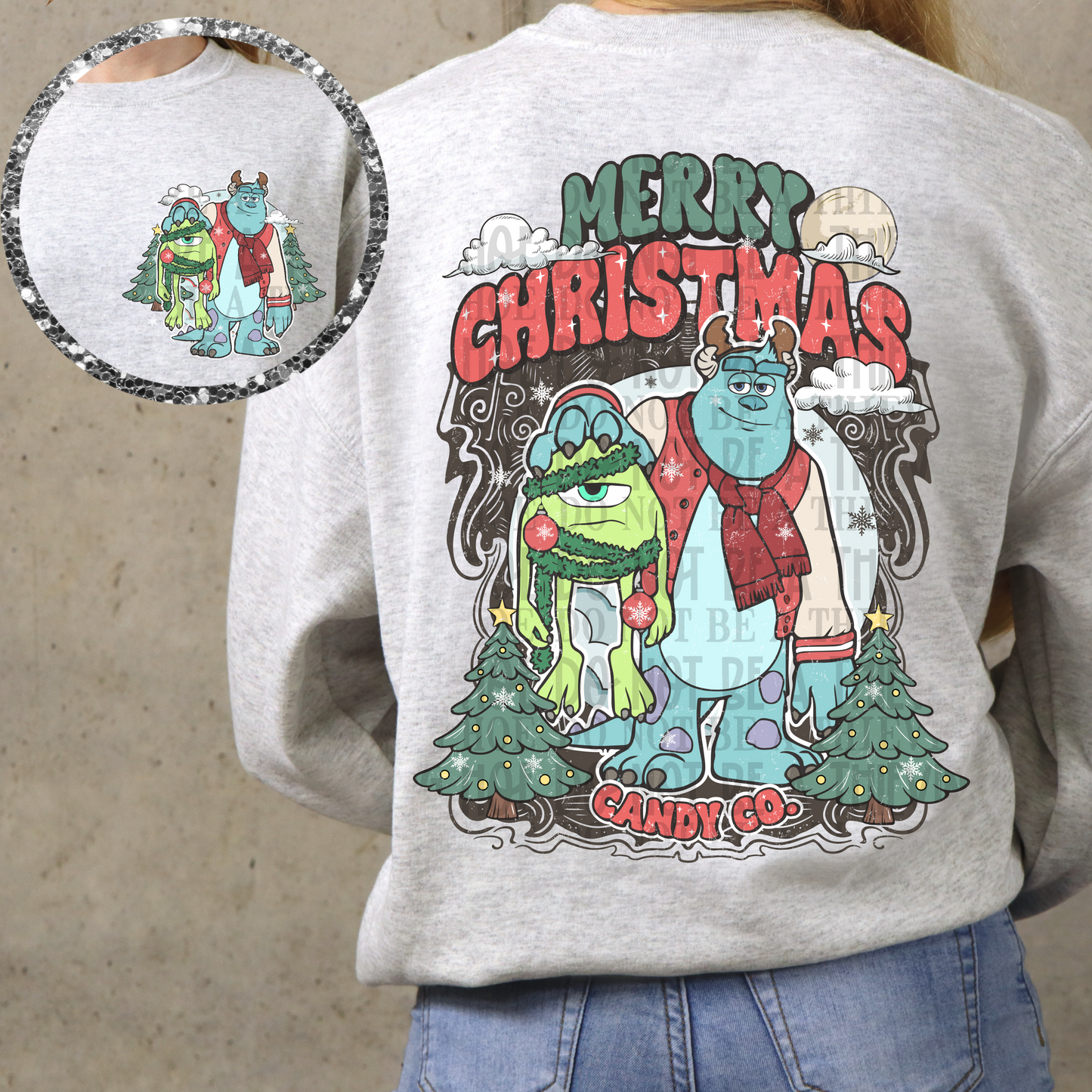 Merry Christmas monsters- DTF TRANSFER