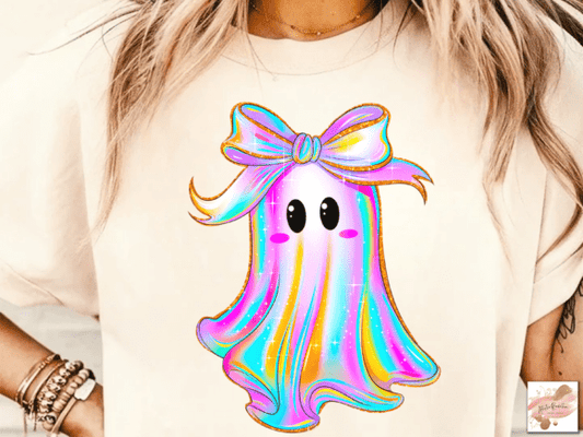 Girly ghost - DTF TRANSFER (CFD)