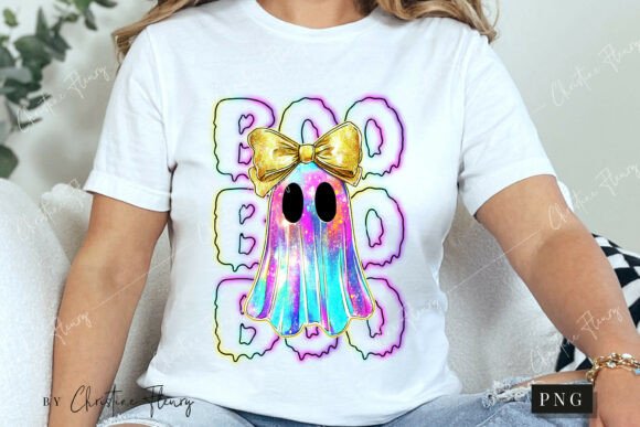 BOO Ghost coquette bow - DTF TRANSFER (CFD) – WickedRebelSouls