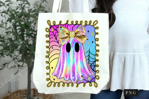 Ghost coquette bow - DTF TRANSFER (CFD)