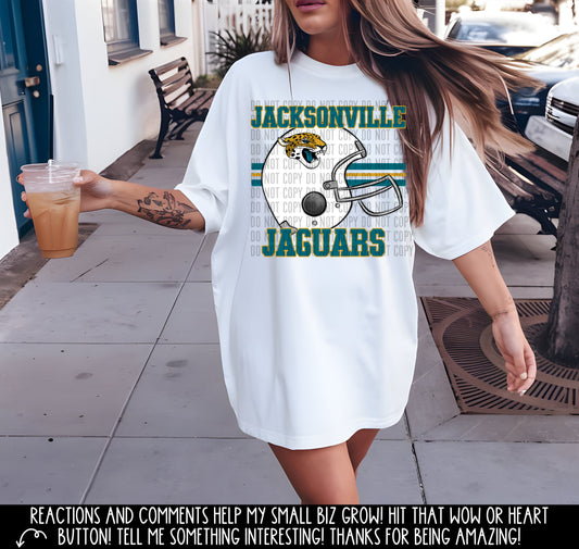 Jaguars football lines - DTF (CCDD)