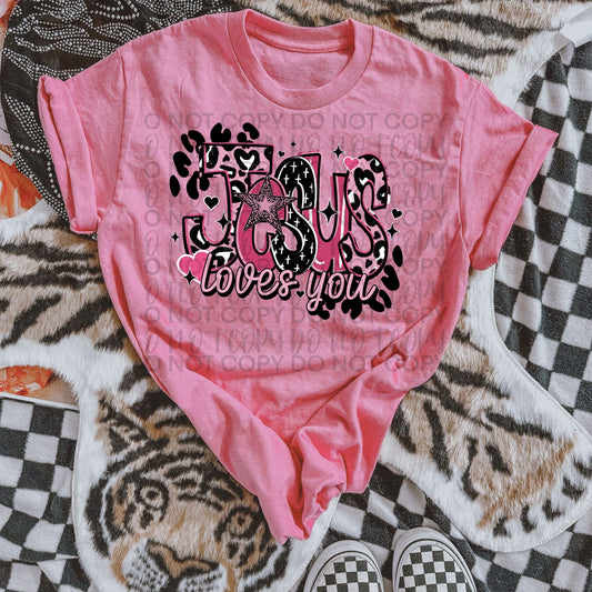Jesus loves you-DTF TRANSFER (Building the Kingdom Collab SSDa×FDC)
