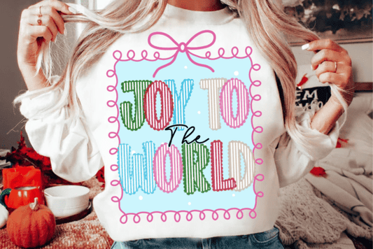 Joy to the world (DTF TRANSFER)