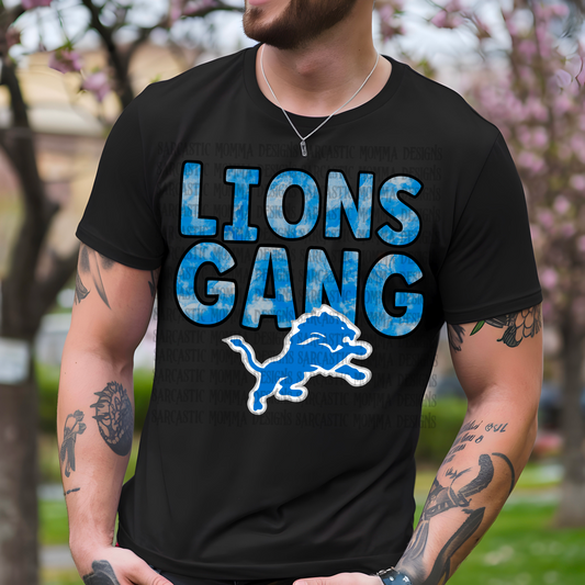 Lions Gang - DTF TRANSFER (SMD)
