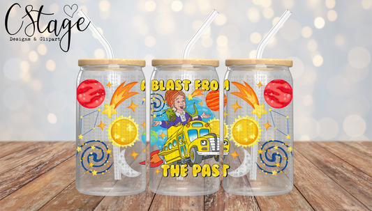 Blast from the past frizzle - UV dtf wrap 16oz libbey : throwback throwdown collab